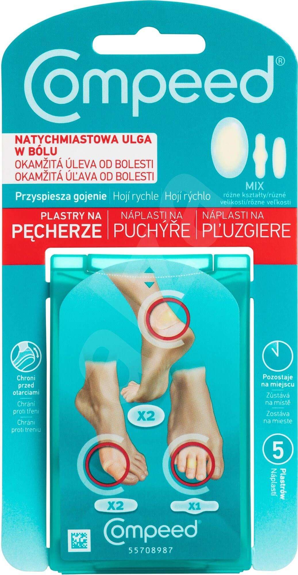 COMPEED Blisterplåster (blandad storlek)