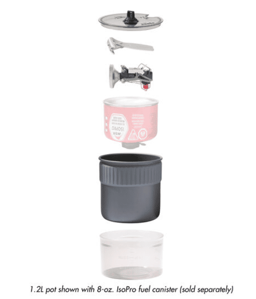 MSR Pocket Rocket Deluxe spis-kit