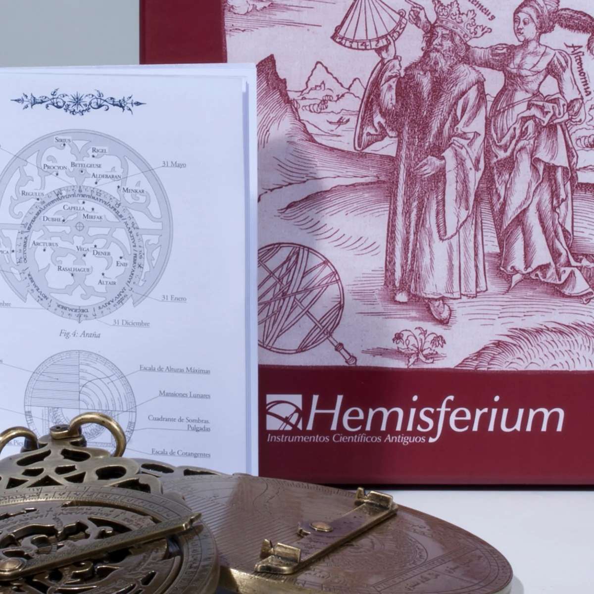 Orientalski astrolab 12 cm, posodobljena replika iz leta 1647