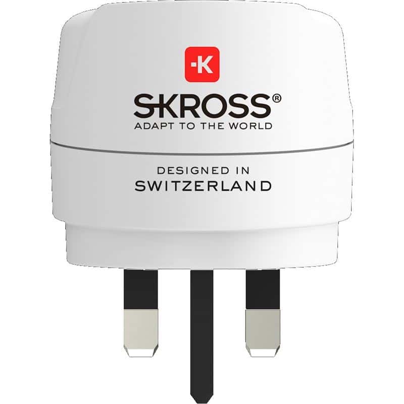 SKROSS utazóadapter Európából az Egyesült Királyságba (UK)