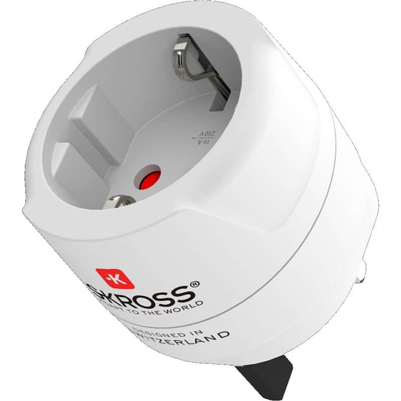 SKROSS utazóadapter Európából az Egyesült Királyságba (UK)
