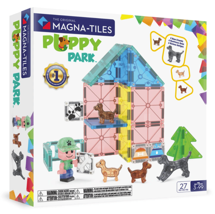 Magna-Tiles microMAGS Puppy Park 27 delar