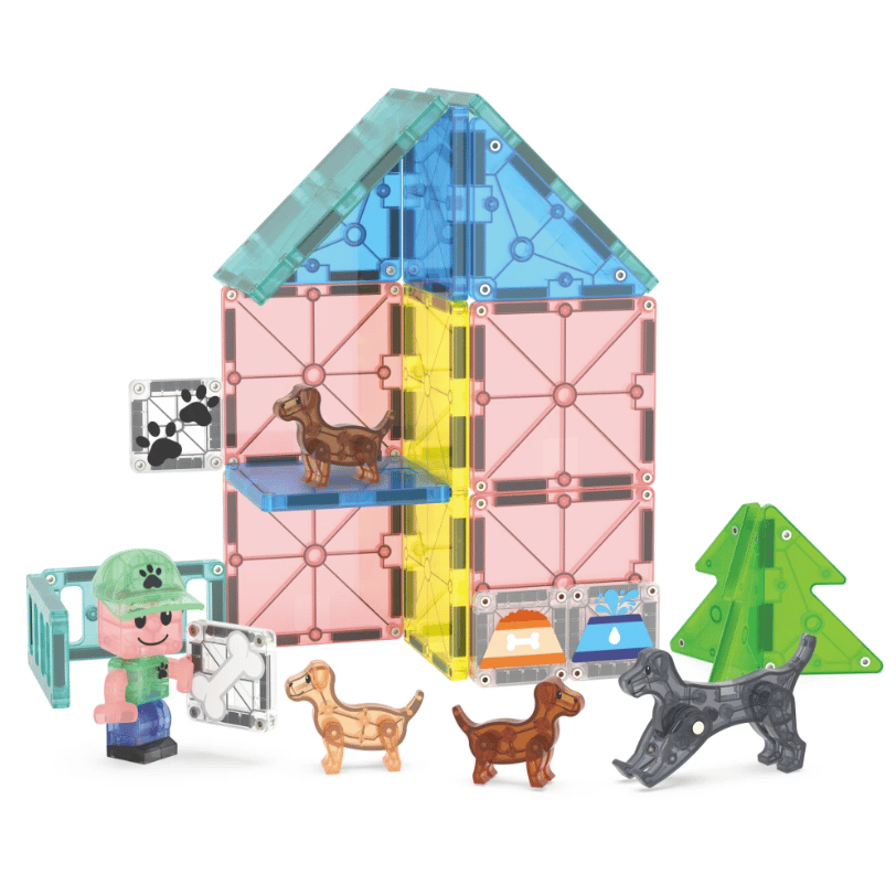 Magna-Tiles microMAGS Puppy Park 27 delar