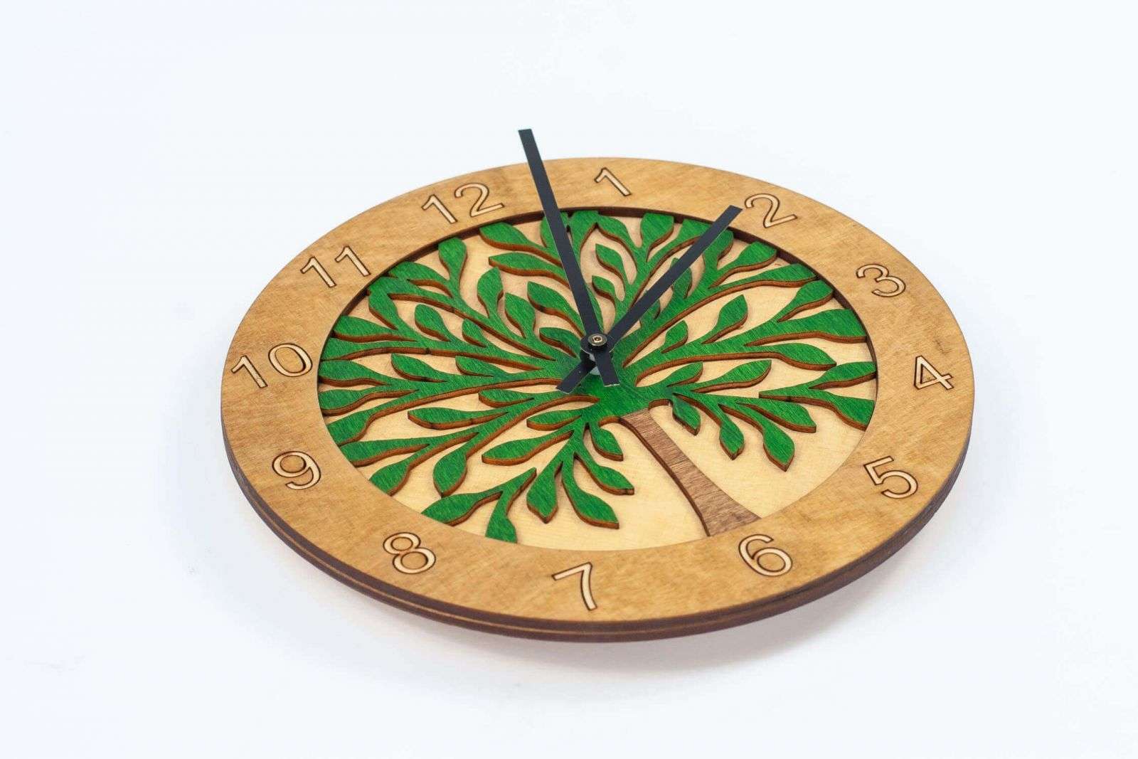 Reloj de pared Árbol de madera