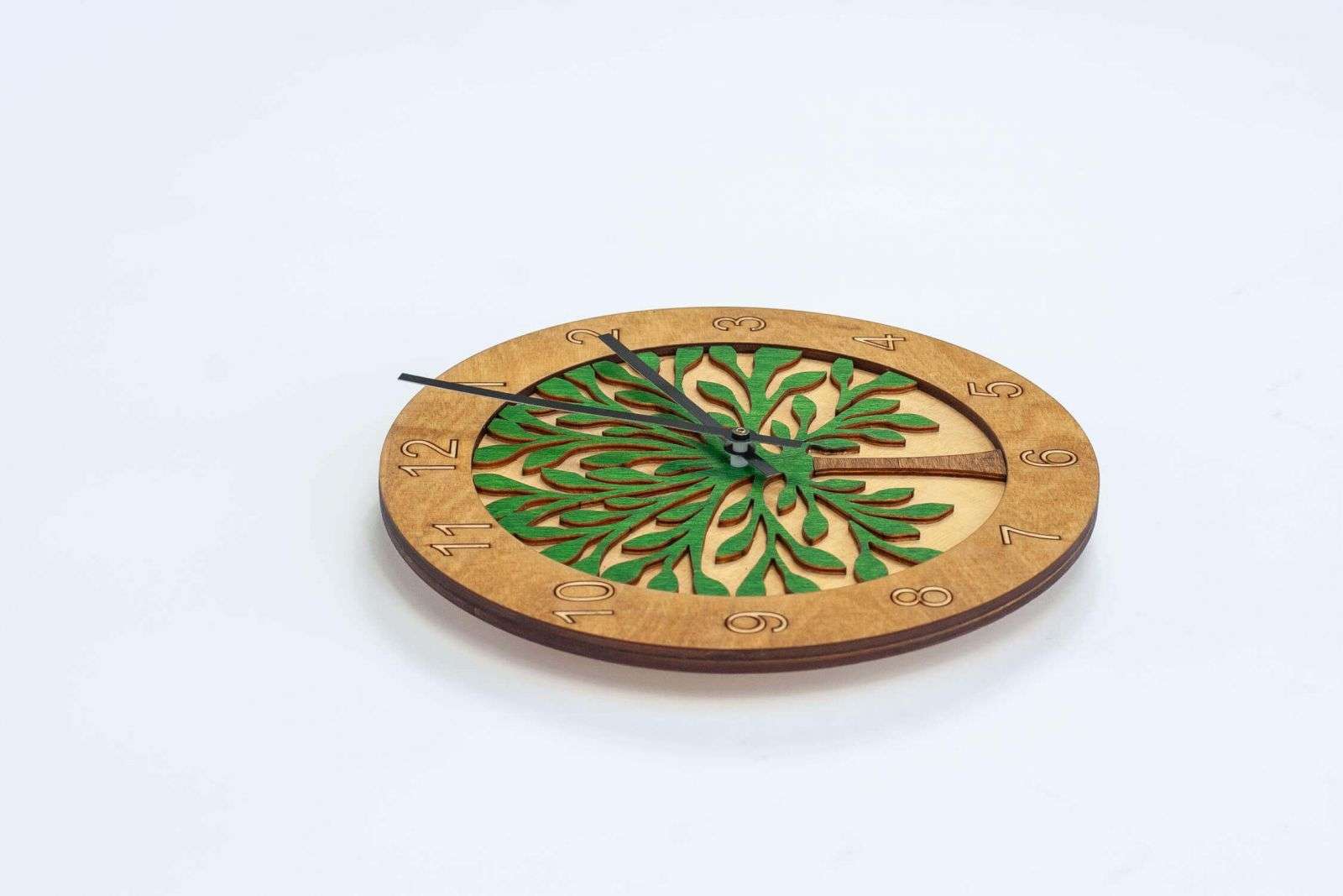Reloj de pared Árbol de madera