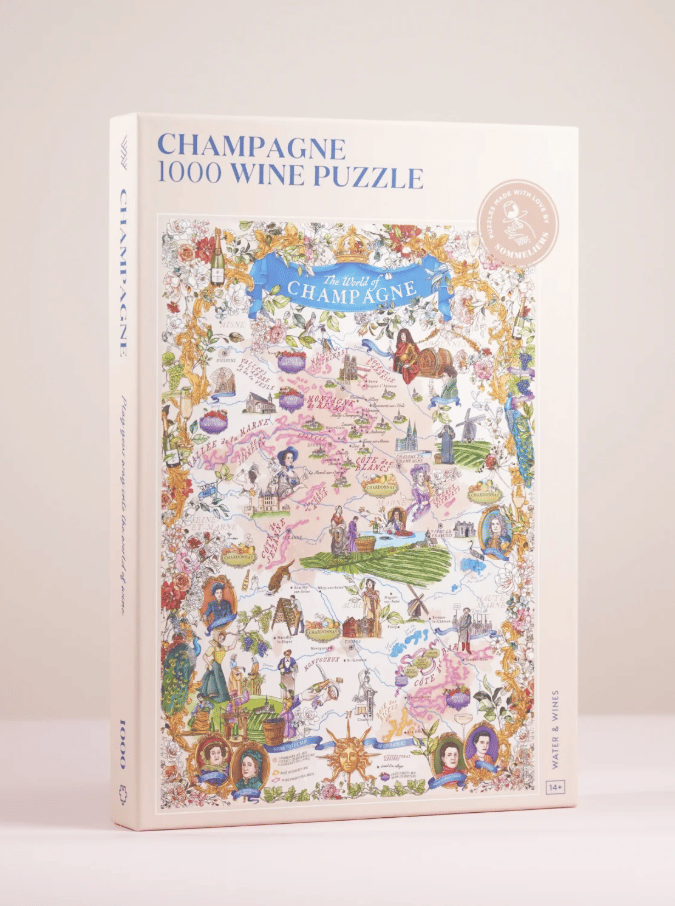 Water and Wines Champagne Wine Puzzle