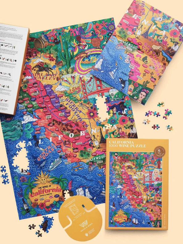 Water and Wines California Wine Puzzle