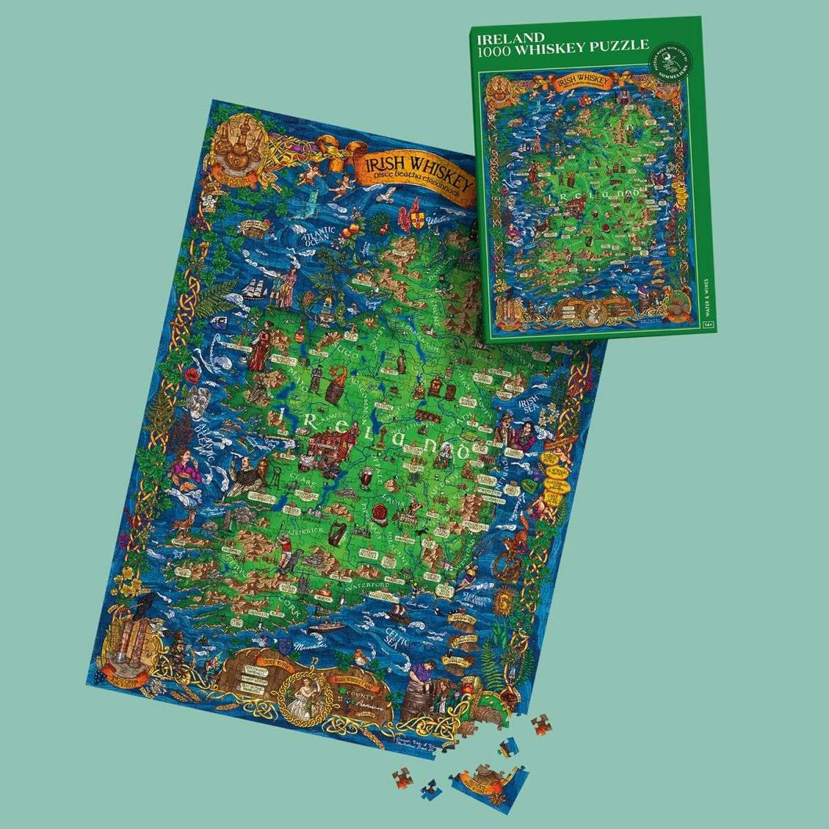Water and Wines Ireland Whiskey Puzzle