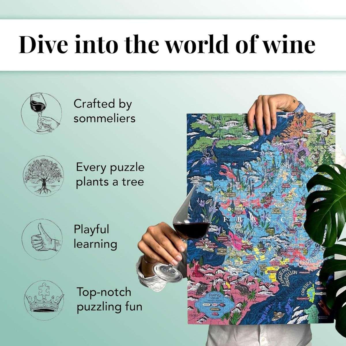 Water and Wines Ireland Whiskey Puzzle