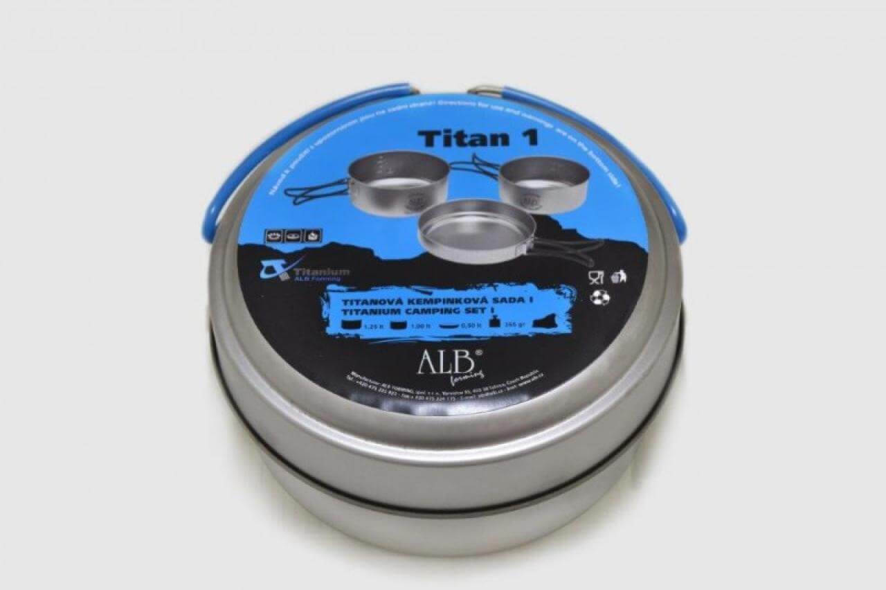 ALB TITAN BASIC Liten campingutrustning i titan