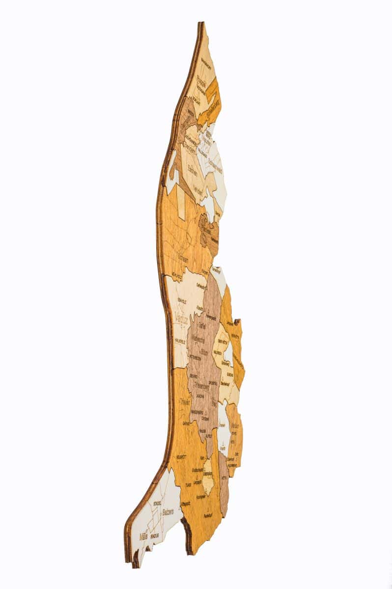 Liechtenstein Holzkarte