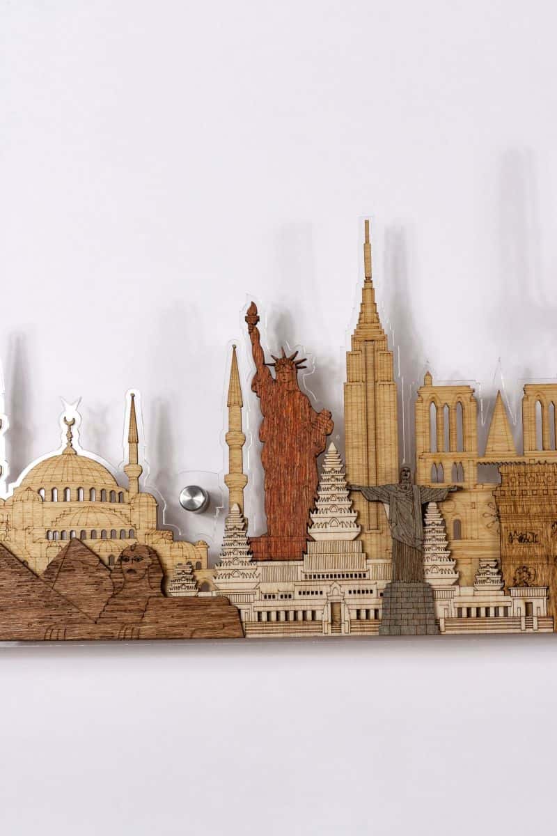 LED 3D World Monuments und Attraktionen