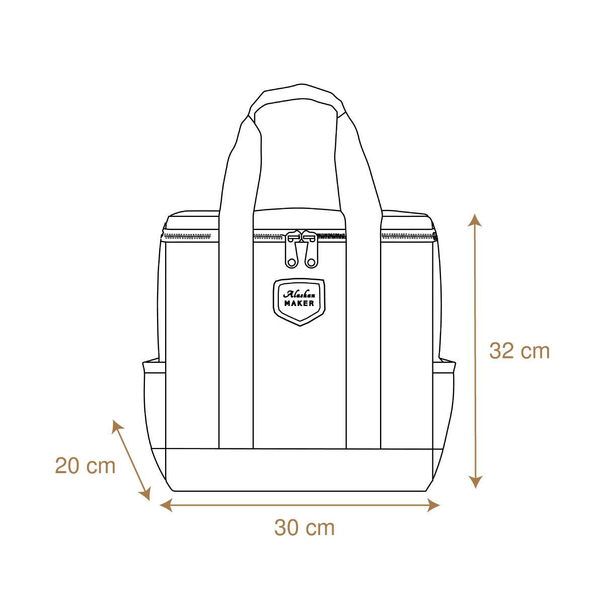 Alaskan Maker STROLLER insulated bag