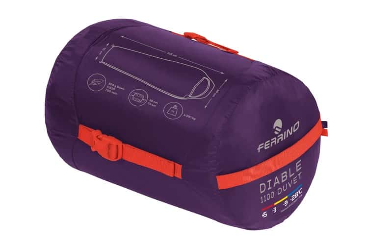 Ferrino DIABLE 1100 DUVET RDS DOWN makuupussi