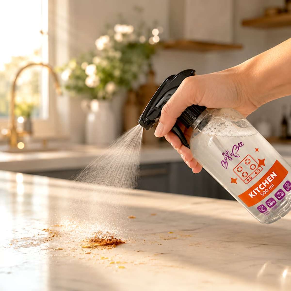 BajaBee ECO tabletas limpiadoras para la cocina - naranja