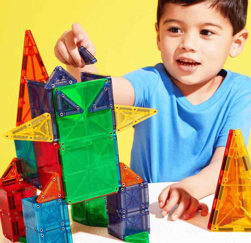 Magna-Tiles Combo 62 dielov magnetická stavebnica