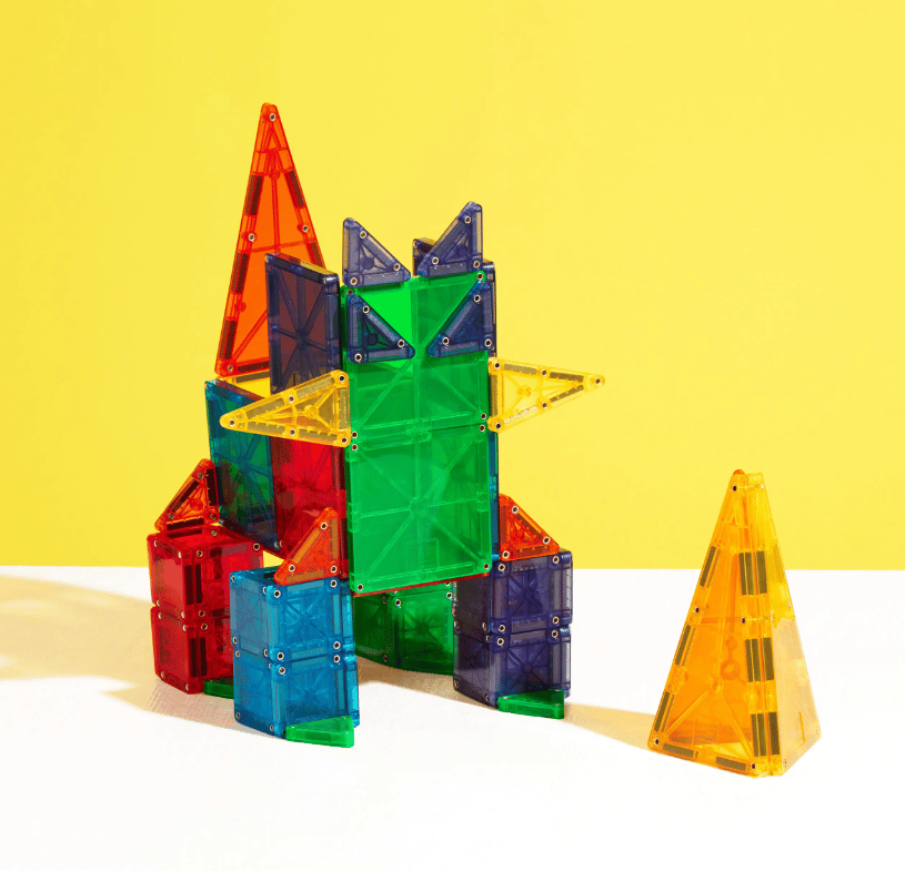 Magna-Tiles Combo 62 dielov magnetická stavebnica