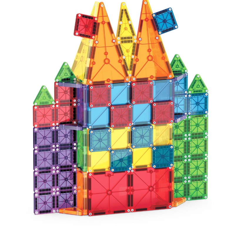 Magna-Tiles Combo 62 dielov magnetická stavebnica