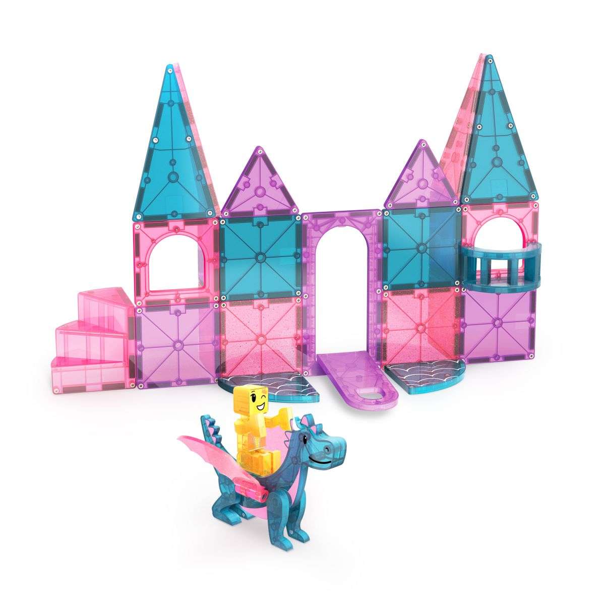 Magna-Tiles Castle 25 kusov magnetická stavebnica