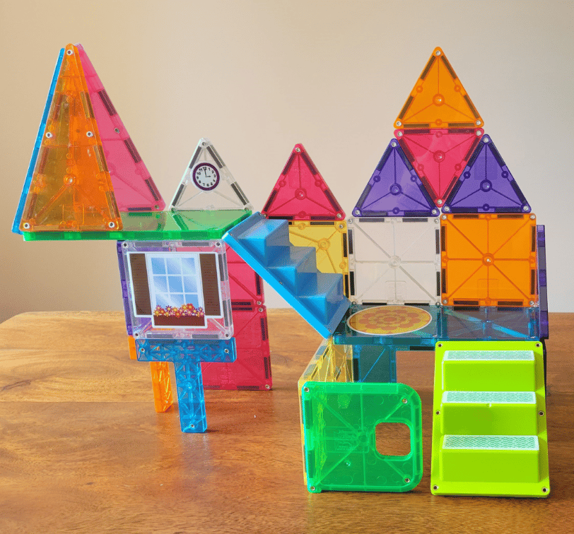 Magna-Tiles House 28 dielov magnetická stavebnica