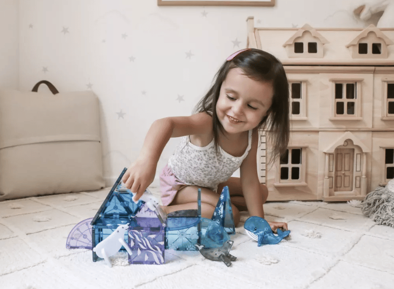 Magna-Tiles Arktická 25 dielona magnetická stavebnica