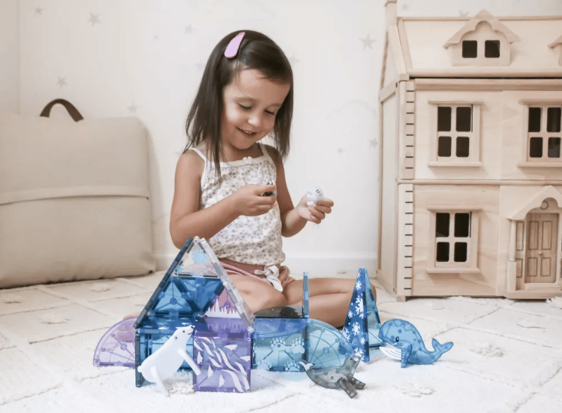 Magna-Tiles Arktická 25 dielona magnetická stavebnica