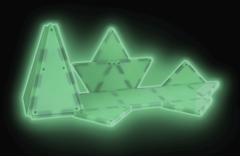 Magna-Tiles Glow 16-dielna stavebnica