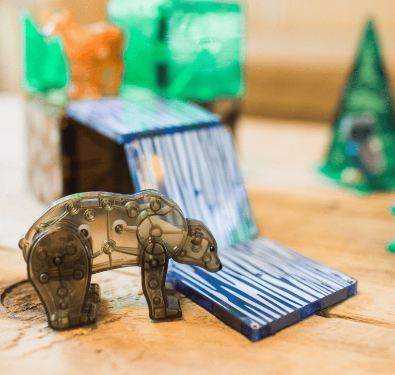 Magna-Tiles Lesné zvieratá 25-dielna magnetická stavebnica