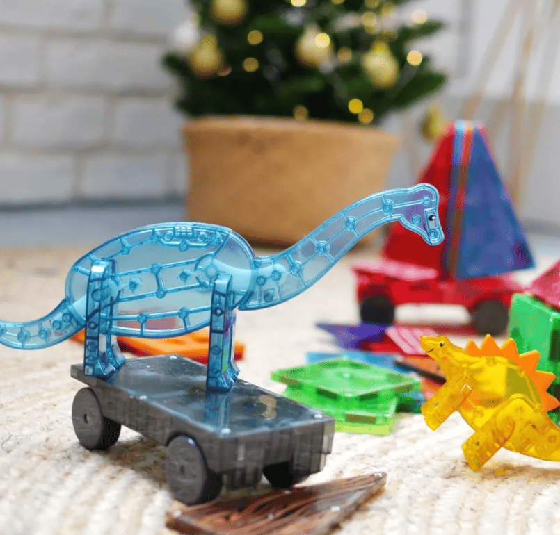 Magna-Tiles Dino World XL 50 kusov magnetická stavebnica