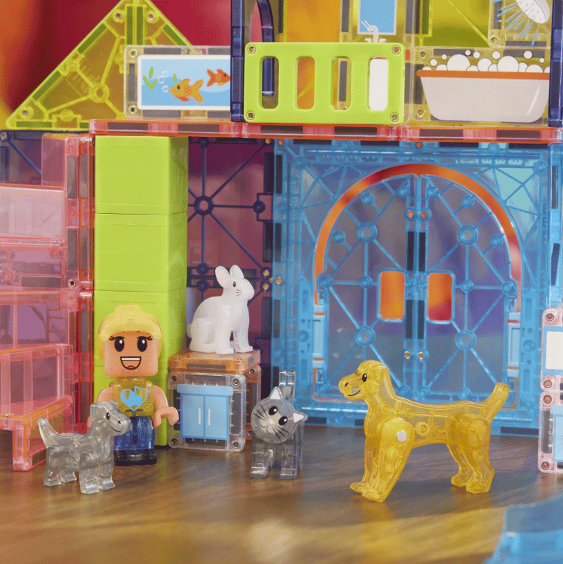 Magna-Tiles Magnetická stavebnica Pet Playhouse 50 dielov