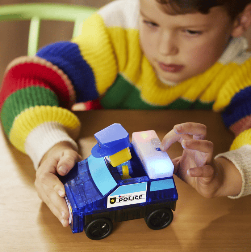 Magna-Tiles Magnetická stavebnica Policajná stanica 35 dielov