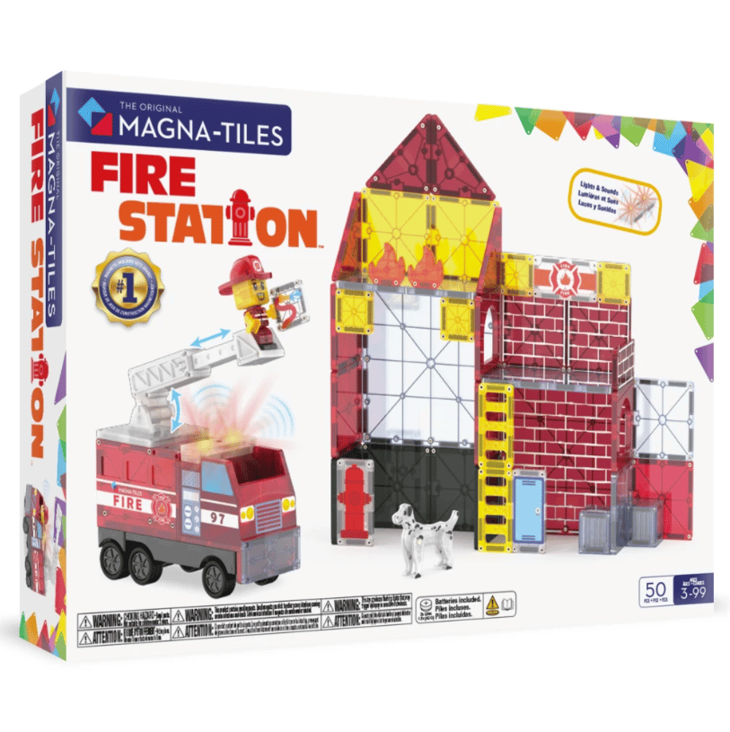 Magna-Tiles microMAGS Hasičská stanica 50 dielov
