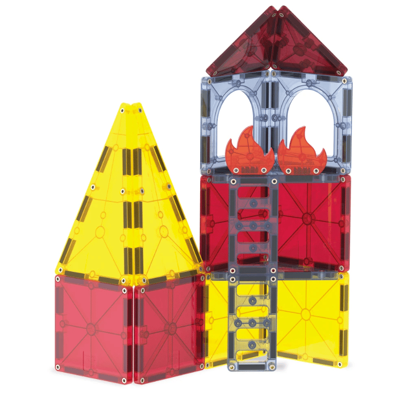 Magna-Tiles Fire Rescue magnetická stavebnica