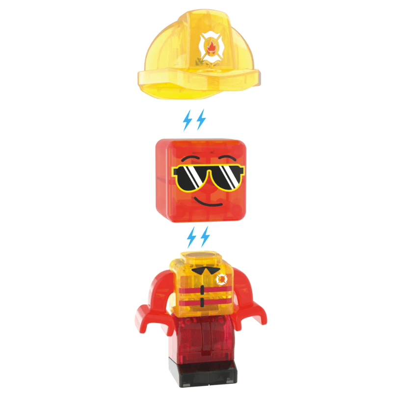 Magna-Tiles Fire Rescue magnetická stavebnica