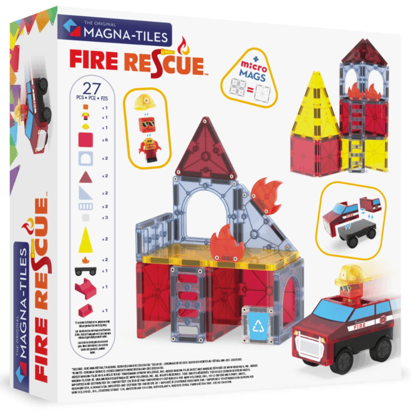 Magna-Tiles Fire Rescue magnetická stavebnica