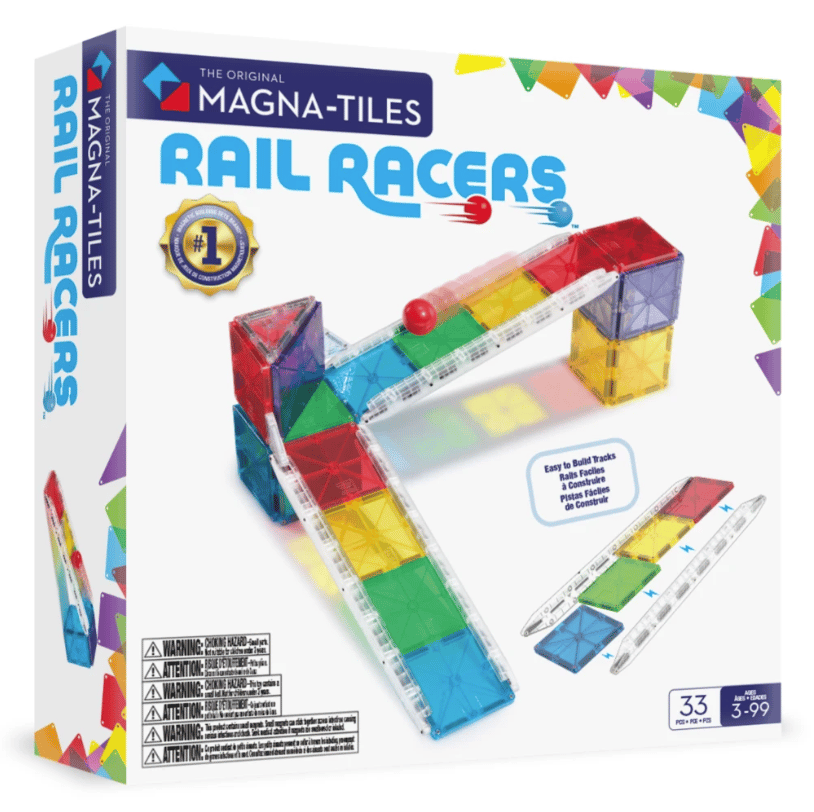 Magna-Tiles Rail Raacer stavebnica