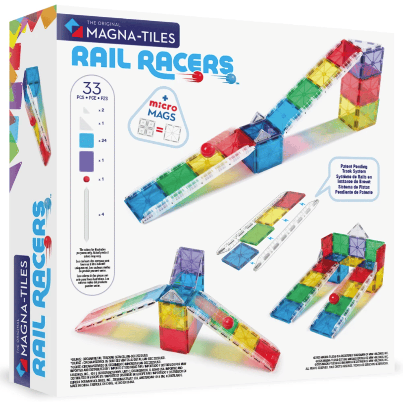 Magna-Tiles Rail Raacer stavebnica