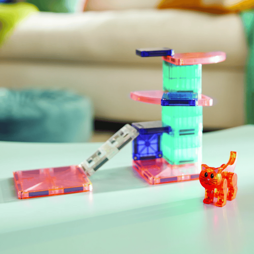 MAGNA-TILES Magnetická stavebnicová sada Cat Tree 13 dielov