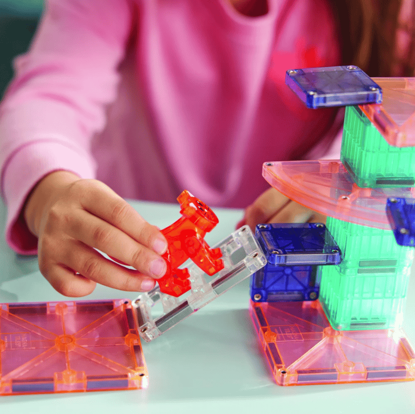 MAGNA-TILES Magnetická stavebnicová sada Cat Tree 13 dielov