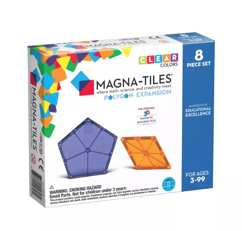 Magna-Tiles Polygons 8 ks magnetická stavebnica