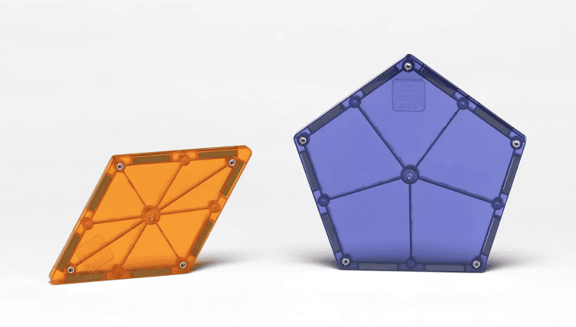 Magna-Tiles Polygons 8 ks magnetická stavebnica