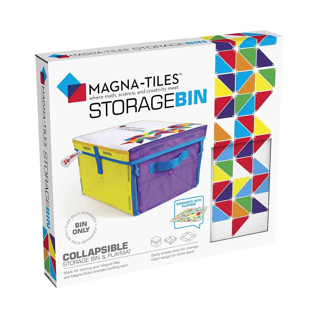 Magna-Tiles úložný kôš a interaktívna podložka na hranie