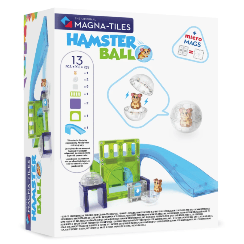 MAGNA-TILES Magnetická stavebnicová sada Hamster Ball 13 dielov
