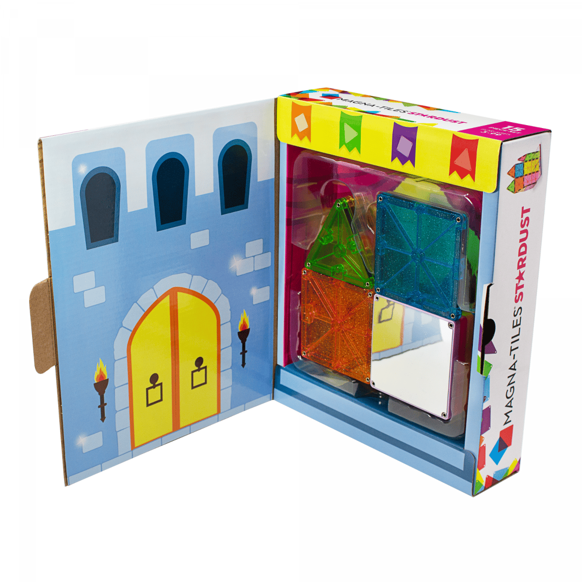 Magna-Tiles magnetická súprava Stardust 15 kusov