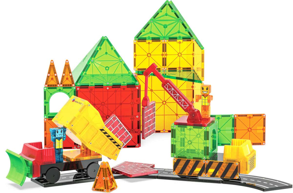 Magna-Tiles Magnetická stavebnica Builder XL Trucks 50 dielov