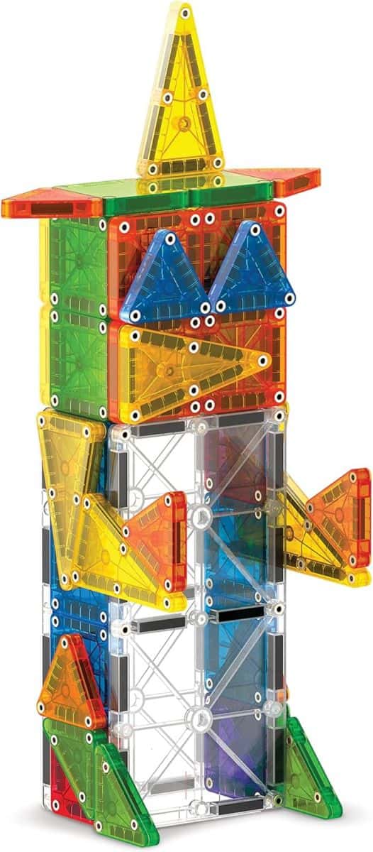 Magna-Tiles microMAGS 70-dielna magnetická stavebnica Deluxe