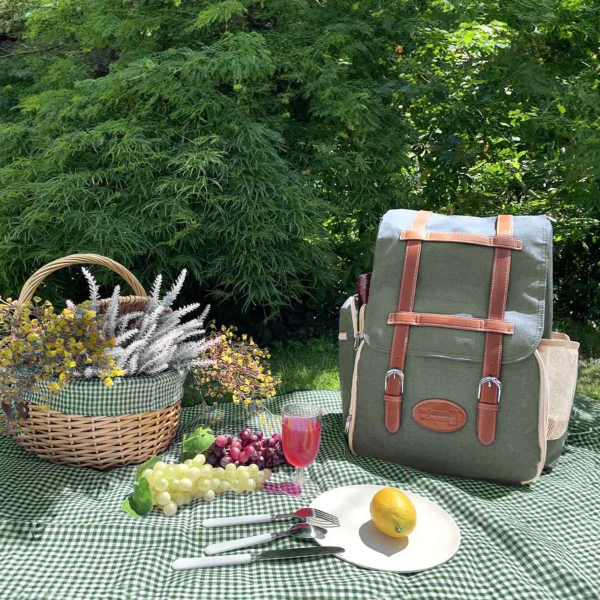 Les Jardins de la Comtesse mochila de picnic Escapade - 4 personas