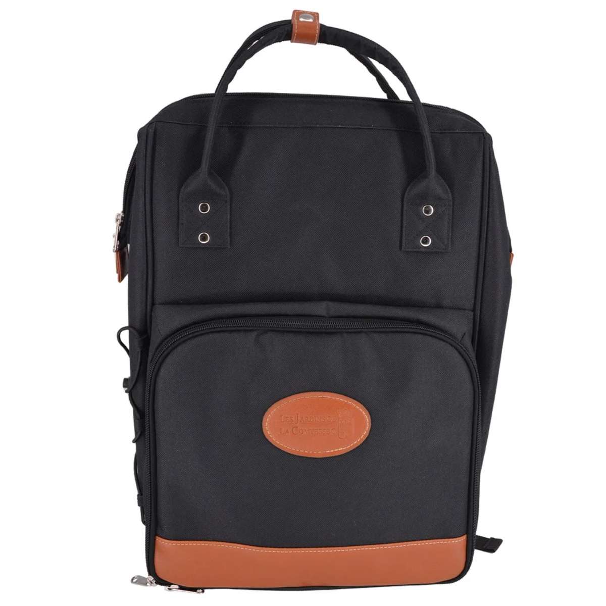 Mochila de picnic Escapade negra para 2 personas