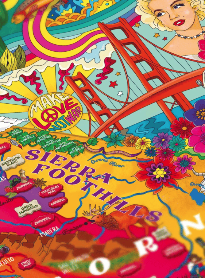 Water and Wines California Wine Puzzle