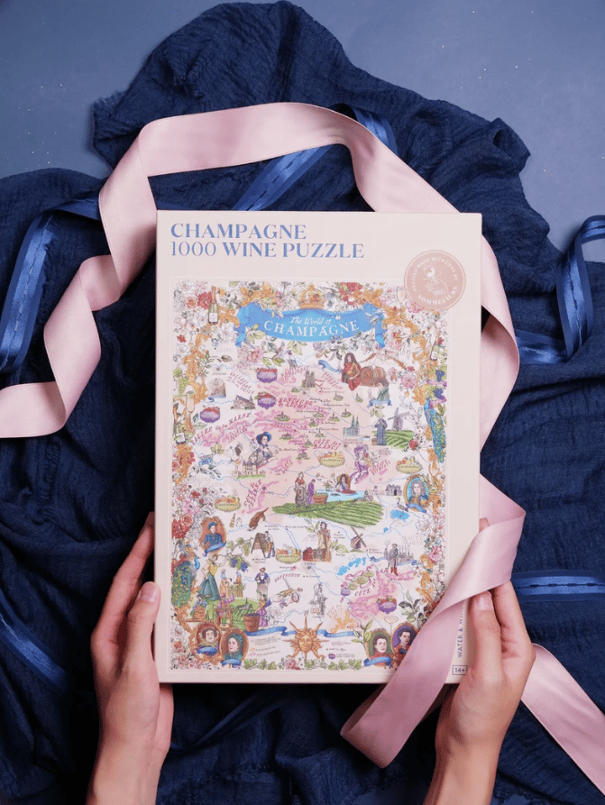 Water and Wines Champagne Wine Puzzle